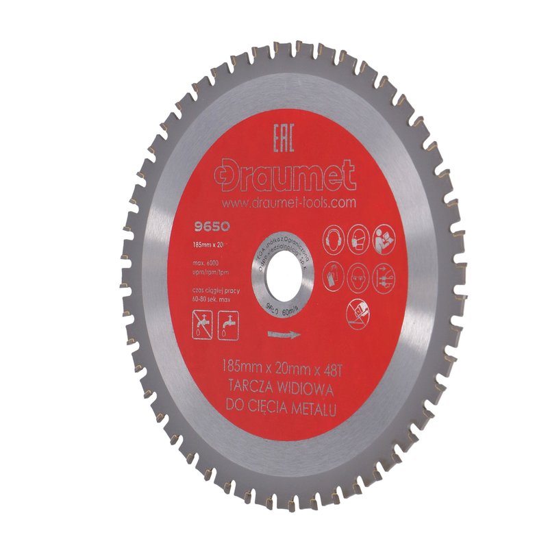 DISC CIRCULAR METAL-LEMN 185*20MM 48T D204-21 EGA-9650