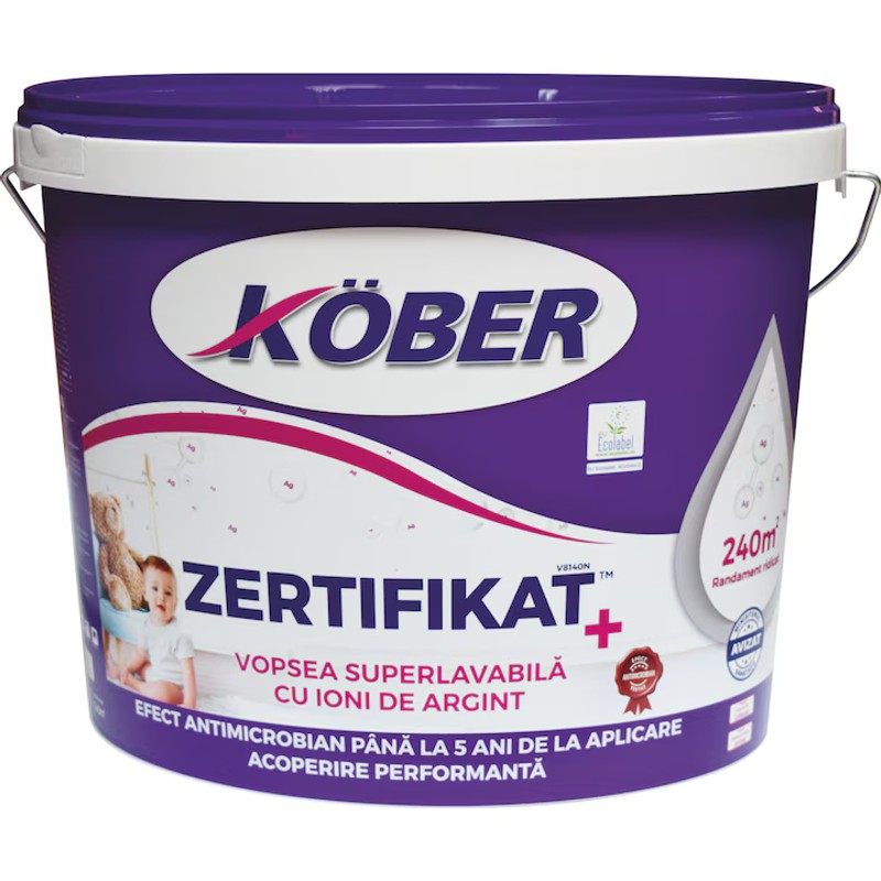 KOBER VOPSEA LAVABILA ZERTIFIKAT 15L