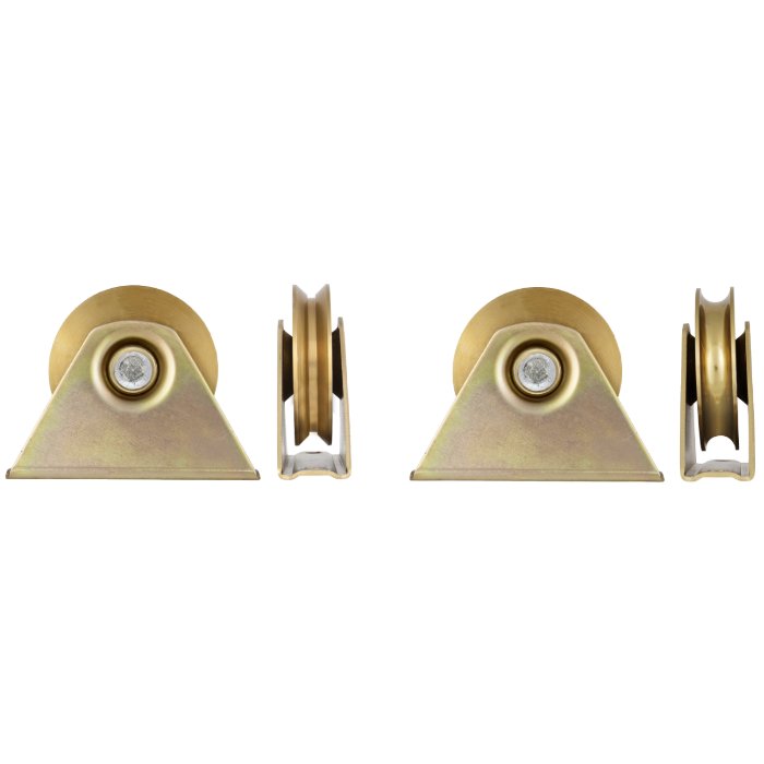 ROATA APLICATA CU SUPORT SI RULMENT PT PORTI TIP V 60MM 674194