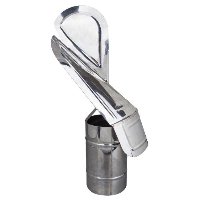 CAPAC TERMINAL COS DE FUM INOX ROTATIV 130MM 681864