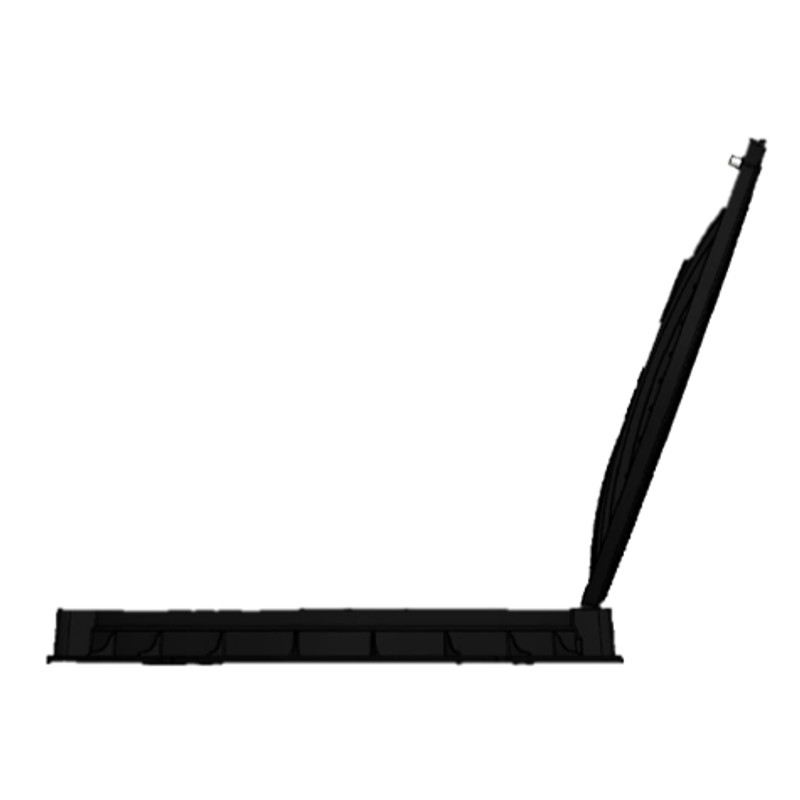 CAPAC PP URBAN NEGRU ROTUND NECAROSABIL D.800 PL.600 H.EXT 80 CU INCHIZATOR A15 — imagine 2